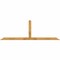 Ekena Millwork Portland Rough Sawn Timber Gable Bracket, Western Red Cedar, 96"W x 32"H x 2"D x 4"F, 8/12 Pitch GBW096X32X0204POR00RWR - alternate 1